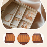 Maxbell Jewelry Box Dustproof Versatile Large Capacity Gifts with Lock Container Mom Style C