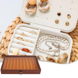 Maxbell Jewelry Box Dustproof Versatile Large Capacity Gifts with Lock Container Mom Style C