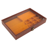 Maxbell Jewelry Box Dustproof Versatile Large Capacity Gifts with Lock Container Mom Style D