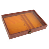 Maxbell Jewelry Box Dustproof Versatile Large Capacity Gifts with Lock Container Mom Style E