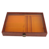 Maxbell Jewelry Box Dustproof Versatile Large Capacity Gifts with Lock Container Mom Style E