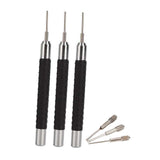 Maxbell 3x Watch Band Pin Punches Punch Strap Adjuster Convenient Watch Repair Tools