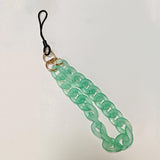 Maxbell Phone Bracelet Strap Anti Lost Acrylic Phone Pendant Phone Lanyard for Women Green