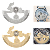 Maxbell Bunny Watch Movement Rotor Portable Automatic Watch Rotor for 6R36 7S26 6R35 Gold