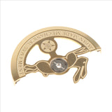 Maxbell Bunny Watch Movement Rotor Portable Automatic Watch Rotor for 6R36 7S26 6R35 Gold
