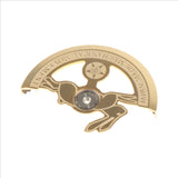 Maxbell Bunny Watch Movement Rotor Portable Automatic Watch Rotor for 6R36 7S26 6R35 Gold