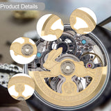 Maxbell Bunny Watch Movement Rotor Portable Automatic Watch Rotor for 6R36 7S26 6R35 Gold