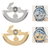 Maxbell Bunny Watch Movement Rotor Portable Automatic Watch Rotor for 6R36 7S26 6R35 Gold