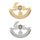 Maxbell Bunny Watch Movement Rotor Portable Automatic Watch Rotor for 6R36 7S26 6R35 Gold