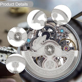 Maxbell Bunny Watch Movement Rotor Portable Automatic Watch Rotor for 6R36 7S26 6R35 Silver