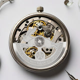 Maxbell Bunny Watch Movement Rotor Portable Automatic Watch Rotor for 6R36 7S26 6R35 Silver