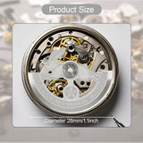Maxbell Bunny Watch Movement Rotor Portable Automatic Watch Rotor for 6R36 7S26 6R35 Silver