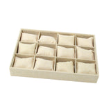 Maxbell Jewelry Watch Tray Organizer Stylish for Exhibition Jewelry Showcase Drawers