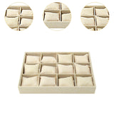 Maxbell Jewelry Watch Tray Organizer Stylish for Exhibition Jewelry Showcase Drawers