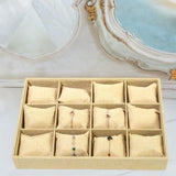 Maxbell Jewelry Watch Tray Organizer Stylish for Exhibition Jewelry Showcase Drawers
