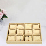 Maxbell Jewelry Watch Tray Organizer Stylish for Exhibition Jewelry Showcase Drawers