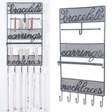Maxbell Wall Hanging Jewelry Display Organizer Sturdy Simple Decorative for Pendants