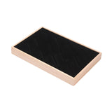 Maxbell Bangle Tray Rectangle Gifts Jewelry Displaying Wood Showcase Bracelet Holder black