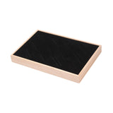 Maxbell Bangle Tray Rectangle Gifts Jewelry Displaying Wood Showcase Bracelet Holder black