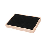 Maxbell Bangle Tray Rectangle Gifts Jewelry Displaying Wood Showcase Bracelet Holder black