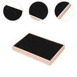 Maxbell Bangle Tray Rectangle Gifts Jewelry Displaying Wood Showcase Bracelet Holder black