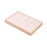 Maxbell Bangle Tray Rectangle Gifts Jewelry Displaying Wood Showcase Bracelet Holder light pink