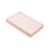 Maxbell Bangle Tray Rectangle Gifts Jewelry Displaying Wood Showcase Bracelet Holder light pink