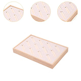 Maxbell Bangle Tray Rectangle Gifts Jewelry Displaying Wood Showcase Bracelet Holder light pink