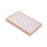 Maxbell Bangle Tray Rectangle Gifts Jewelry Displaying Wood Showcase Bracelet Holder beige