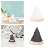 Maxbell Jewelry Holder Engagement Elegant Ring Holder for Earring Trinket NightStand White