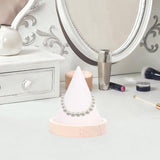 Maxbell Jewelry Holder Engagement Elegant Ring Holder for Earring Trinket NightStand White