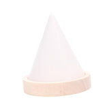 Maxbell Jewelry Holder Engagement Elegant Ring Holder for Earring Trinket NightStand White