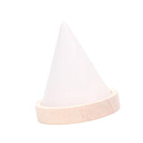 Maxbell Jewelry Holder Engagement Elegant Ring Holder for Earring Trinket NightStand White