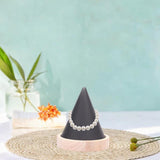 Maxbell Jewelry Holder Engagement Elegant Ring Holder for Earring Trinket NightStand Black