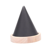 Maxbell Jewelry Holder Engagement Elegant Ring Holder for Earring Trinket NightStand Black