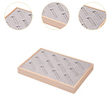 Maxbell Bangle Tray Rectangle Gifts Jewelry Displaying Wood Showcase Bracelet Holder grey