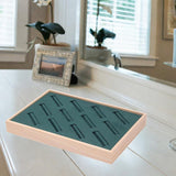 Maxbell Bangle Tray Rectangle Gifts Jewelry Displaying Wood Showcase Bracelet Holder green