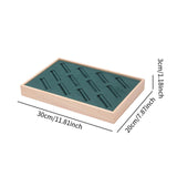 Maxbell Bangle Tray Rectangle Gifts Jewelry Displaying Wood Showcase Bracelet Holder green