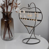 Maxbell Earring Display Stand Sturdy Earrings Holder for Showcase Dresser Photo Prop Black