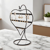 Maxbell Earring Display Stand Sturdy Earrings Holder for Showcase Dresser Photo Prop Black