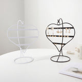 Maxbell Earring Display Stand Sturdy Earrings Holder for Showcase Dresser Photo Prop White