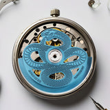Maxbell Snake Watch Movement Rotor for Mechanical Watches Replace Oscillating Weight Blue