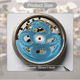 Maxbell Snake Watch Movement Rotor for Mechanical Watches Replace Oscillating Weight Blue