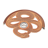 Maxbell Snake Watch Movement Rotor for Mechanical Watches Replace Oscillating Weight Brown Yellow