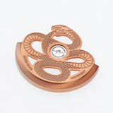 Maxbell Snake Watch Movement Rotor for Mechanical Watches Replace Oscillating Weight Brown Yellow
