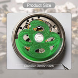 Maxbell Snake Watch Movement Rotor for Mechanical Watches Replace Oscillating Weight Green