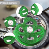 Maxbell Snake Watch Movement Rotor for Mechanical Watches Replace Oscillating Weight Green