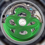 Maxbell Snake Watch Movement Rotor for Mechanical Watches Replace Oscillating Weight Green
