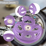 Maxbell Snake Watch Movement Rotor for Mechanical Watches Replace Oscillating Weight Purple