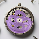 Maxbell Snake Watch Movement Rotor for Mechanical Watches Replace Oscillating Weight Purple